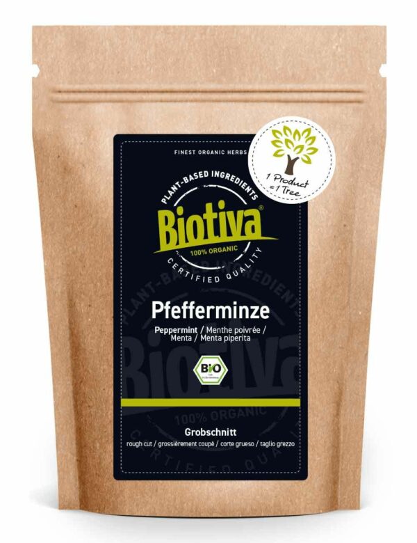 Biotiva Pfefferminz Tee Grobschnitt Bio