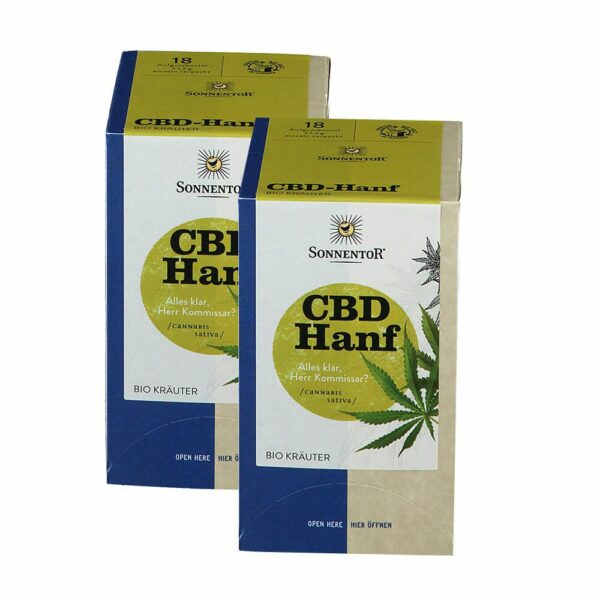 SonnentoR Hanf-CBD Tee Doppelkammerbeutel